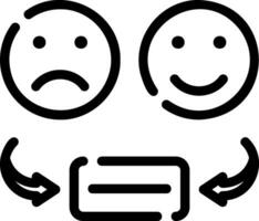 customer experience line icon vector