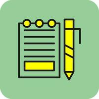 Notepad Vector Icon Design