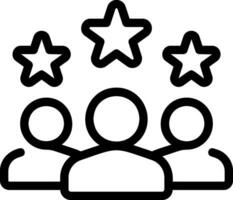 best customer experience line icon vector