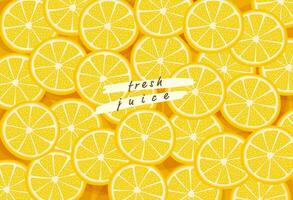 Vector about Hand drawn lemon pattern