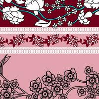 floral abstract pattern suitable for textile and printing needs vector