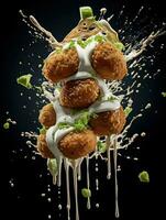 AI Generative a photo of falafel