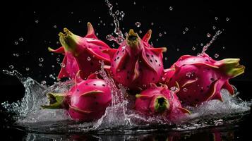 AI Generative a photo of dragonfruit