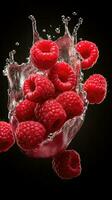 AI Generative a photo of raspberry