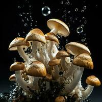 AI Generative a photo of mushrooms
