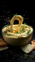 ai generativo un foto de hummus