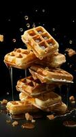 AI Generative a photo of waffles