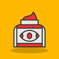 Eye Cream Vector Icon Design