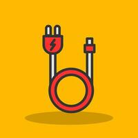 Power cable Vector Icon Design