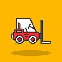 Forklift Vector Icon Design