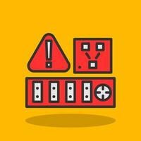 Warning Vector Icon Design
