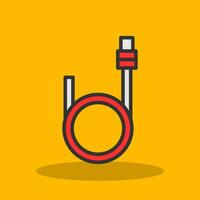 Same cable Vector Icon Design