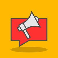 Megaphone Vector Icon Design