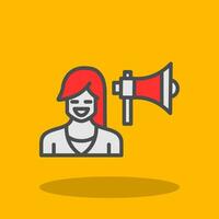 Influencer Vector Icon Design