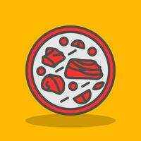 Beef Stew Vector Icon Design