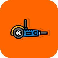 Angle grinder Vector Icon Design