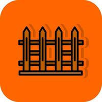 Fence Vector Icon Design