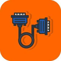 Vga cable Vector Icon Design