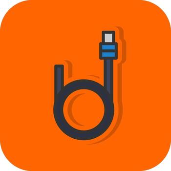 Same cable Vector Icon Design