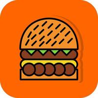 BLT Sandwich Vector Icon Design