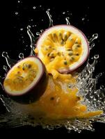 AI Generative a photo of passionfruit