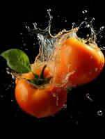 AI Generative a photo of persimmon