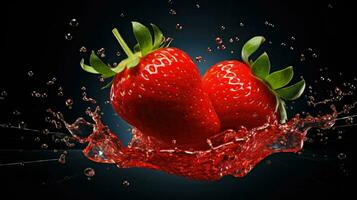 AI Generative a photo of strawberry
