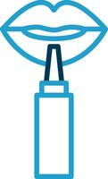 Lip Liner Vector Icon Design