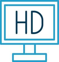 Video display Vector Icon Design