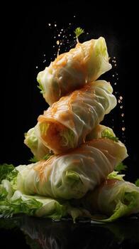AI Generative a photo of cabbage rolls
