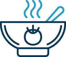 Tomato Soup Vector Icon Design