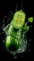 AI Generative a photo of cucumber