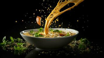 AI Generative a photo of soup