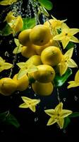 AI Generative a photo of starfruit