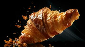 AI Generative a photo of croissant