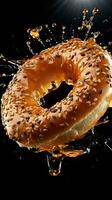 AI Generative a photo of bagel