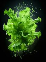 AI Generative a photo of lettuce