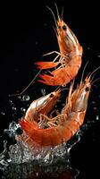 AI Generative a photo of shrimp