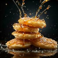 AI Generative a photo of pancakes