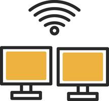 Lan equipment Vector Icon Design