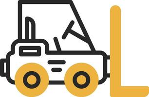 Forklift Vector Icon Design