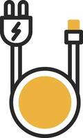 Power cable Vector Icon Design