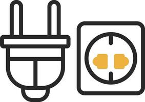 Power socket Vector Icon Design