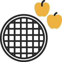 manzana tarta vector icono diseño