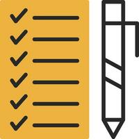 Checklist Vector Icon Design