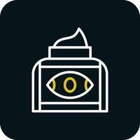 Eye Cream Vector Icon Design