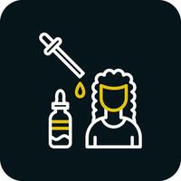 Hair Serum Vector Icon Design