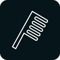 Hair Comb Vector Icon Design