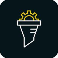 Funnel Vector Icon Design