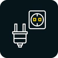 Plug Vector Icon Design